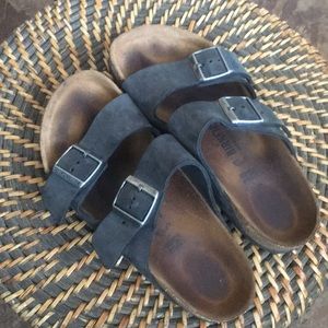 Birkenstock Arizona, oil rubbed leather, 38 reg